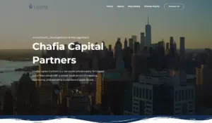 Screenshot of Chafia Capital Website